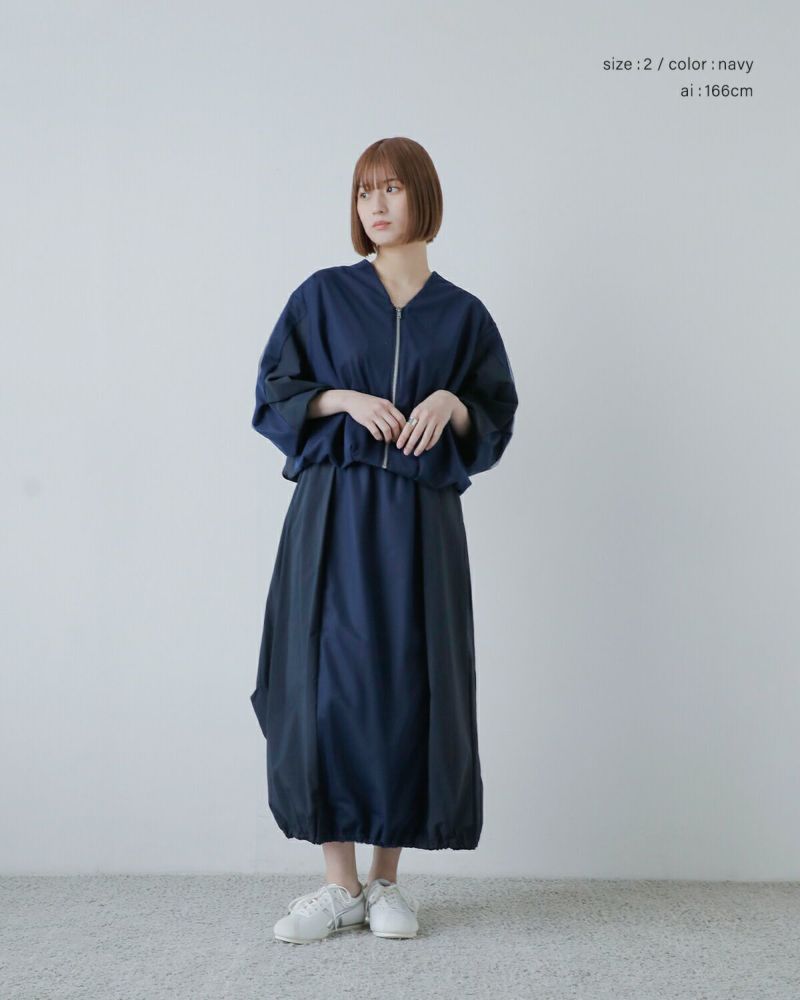 MARECHAL TERRE マルシャルテル 2way バルーン ジップ ブルゾン