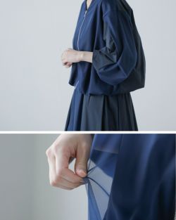 MARECHAL TERRE マルシャルテル 2way バルーン ジップ ブルゾン