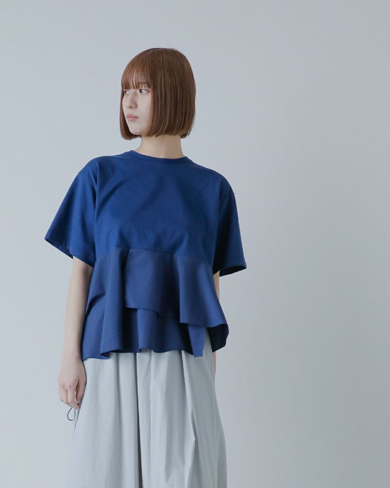 誕生日プレゼント TERRE MARECHAL マルシャルテル 異 コットン 天竺 クラシック トップス