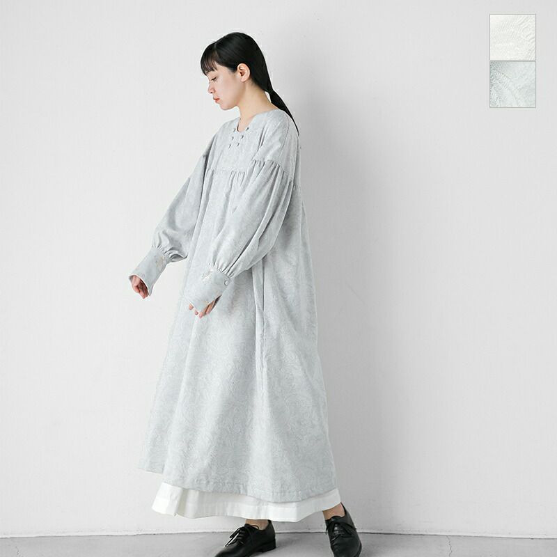 the last flower 影添う open collared dress 定価35200円 シャツ  