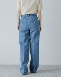 KURO クロ ビッグ タック デニム トラウザー パンツ “BIG TUCK