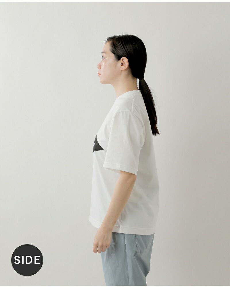 and wander アンドワンダー 速乾 ビッグロゴ 半袖 Tシャツ “and
