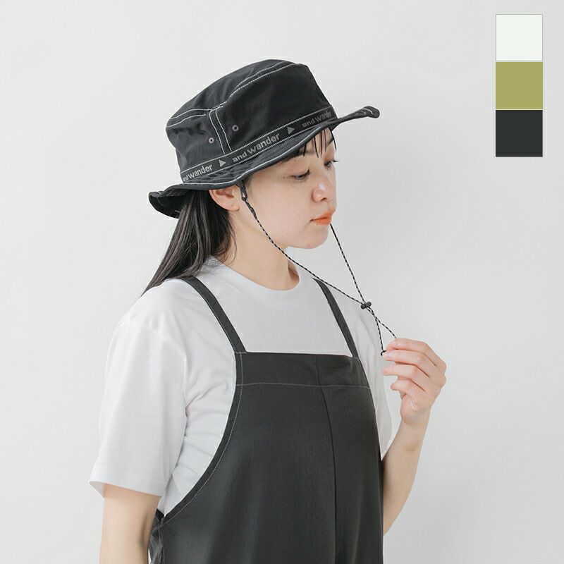 and wander アンドワンダー COOLMAX メッシュ ジャガード テープ 