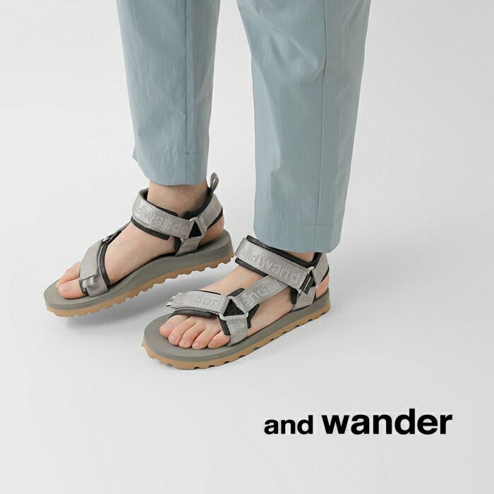 and wander アンドワンダー ナイロン ジャガード テープ and wander アンドワンダー ナイロン ジャガード テープ
