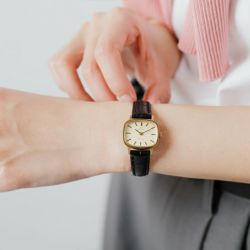 OMEGA オメガ コンステレーションミニ ダイヤベゼル シルバー