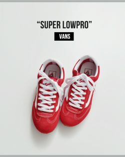 Vans ヴァンズ スーパー ロープロ レザー アッパー スニーカー