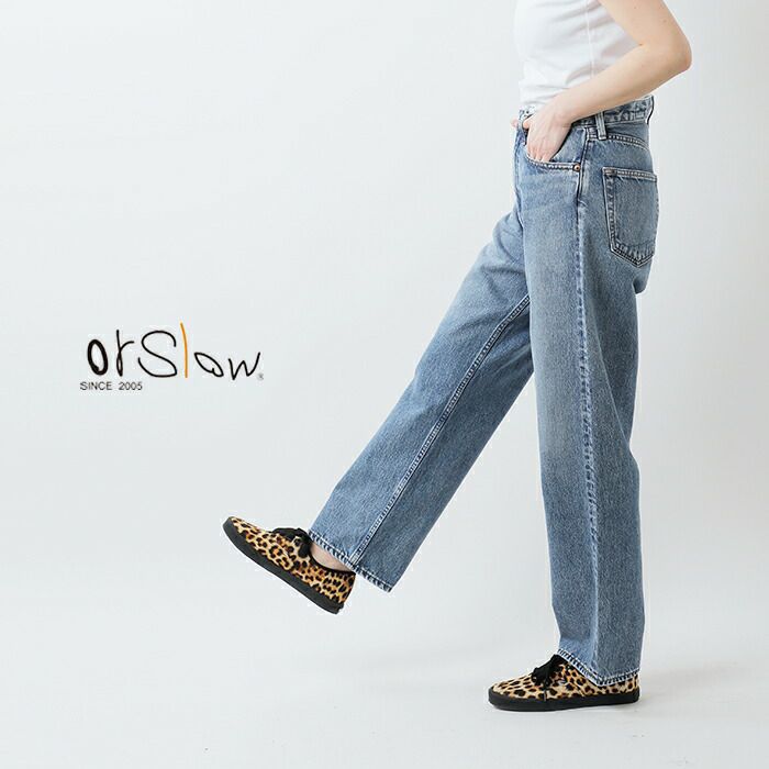or slow オアスロウ 101ダッド フィット デニム パンツ 01-1010w-same2
