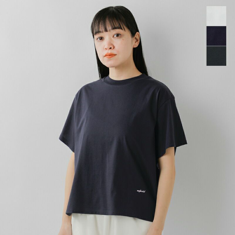 euphoric Tシャツ EU-CT5112 半袖 コットン ロゴ刺繍 ユーフォリック euphoric' euphoric' Tシャツ EU-CT5112 半袖