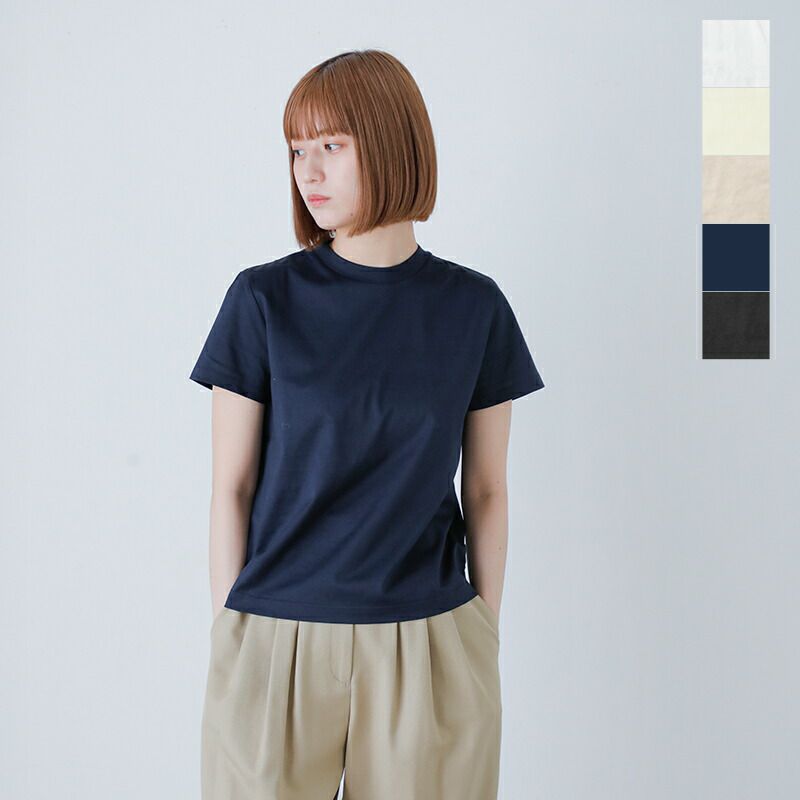 美品　ニコラスジェンソン　半袖　Tシャツ 　黒　シンプル　小さいサイズ　5808 crew neck t-shirt / short | Nicolas Jenson