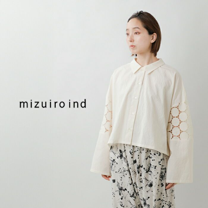 mizuiro ind ミズイロインド コットン ブロード レース ミックス