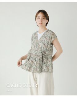 SOIL ソイル コットン ボイル ペイズリー フラワー プリント