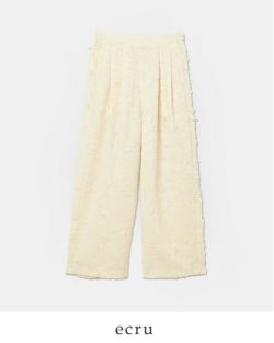 whyto ホワイト ジャガード スラックス パンツ “jacquard slacks whyto ホワイト ジャガード スラックス パンツ “jacquard slacks