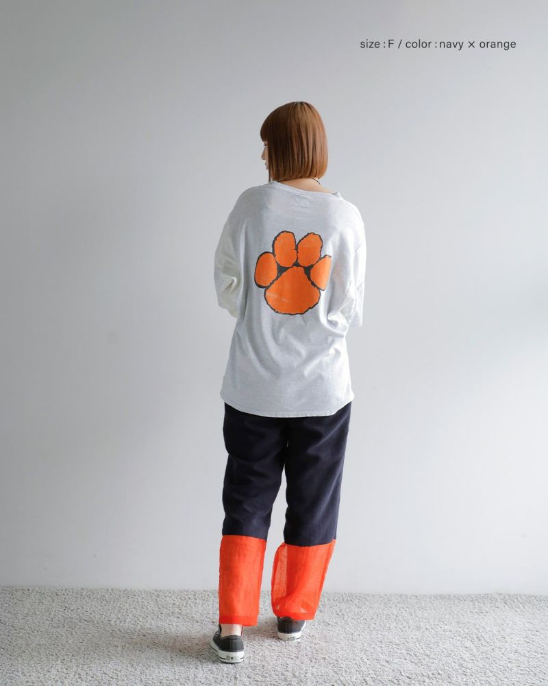 JUN MIKAMI ジュンミカミ シースルー ボーダー パンツ 25ss-12-j JUN MIKAMI ジュンミカミ シースルー ボーダー パンツ 25ss-12-j
