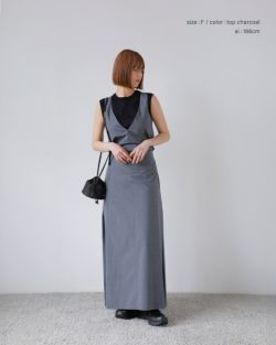 JUN MIKAMI ジュンミカミ テクナコットン バック オープン JUN MIKAMI ジュンミカミ テクナコットン バック オープン