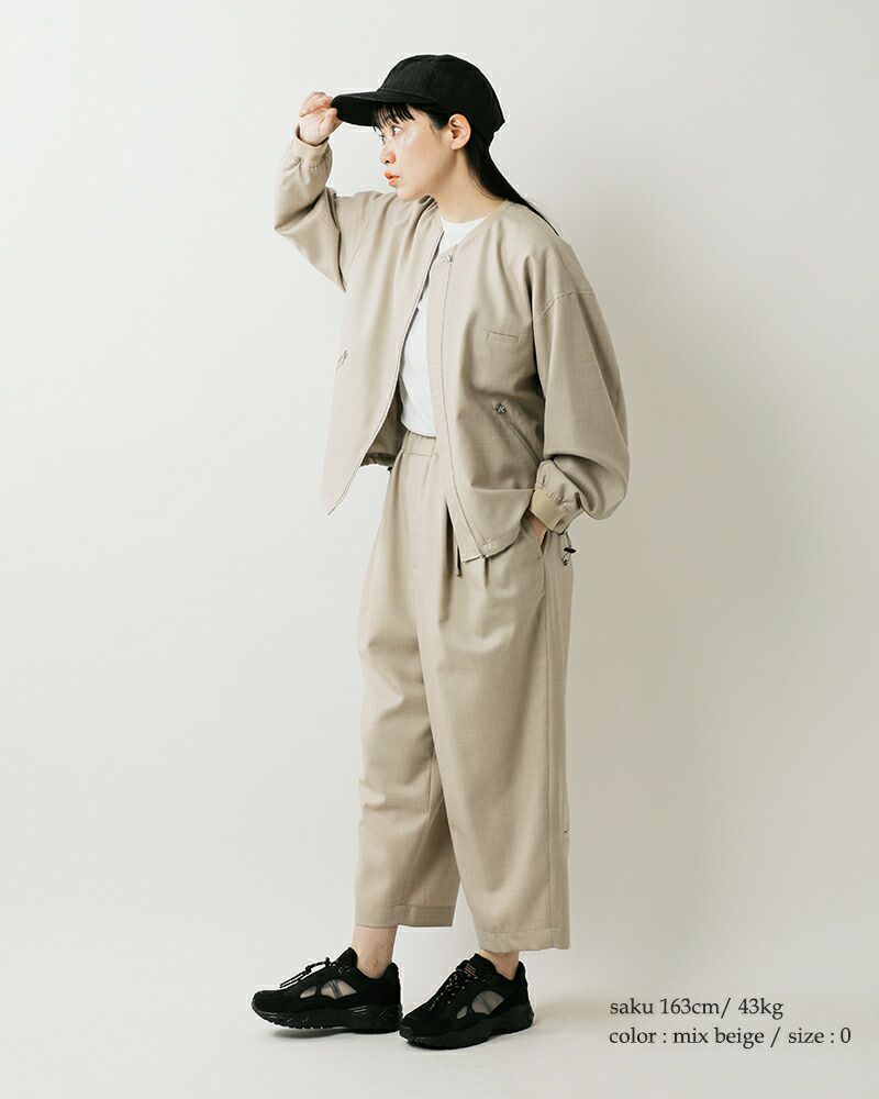 Dulcamara ドゥルカマラ ウール よそいき バックポケット Zip