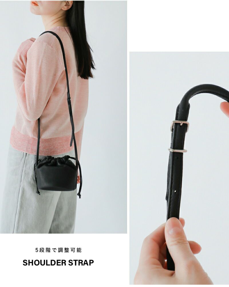 Aeta アエタ ディアレザー ハンド ポーチ ミニ ショルダー