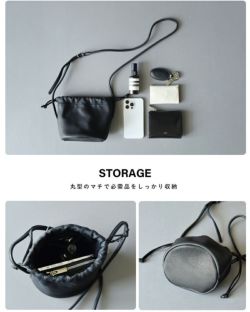 Aeta アエタ ディアレザー ショルダー ポーチ “SHOULDER POUCH