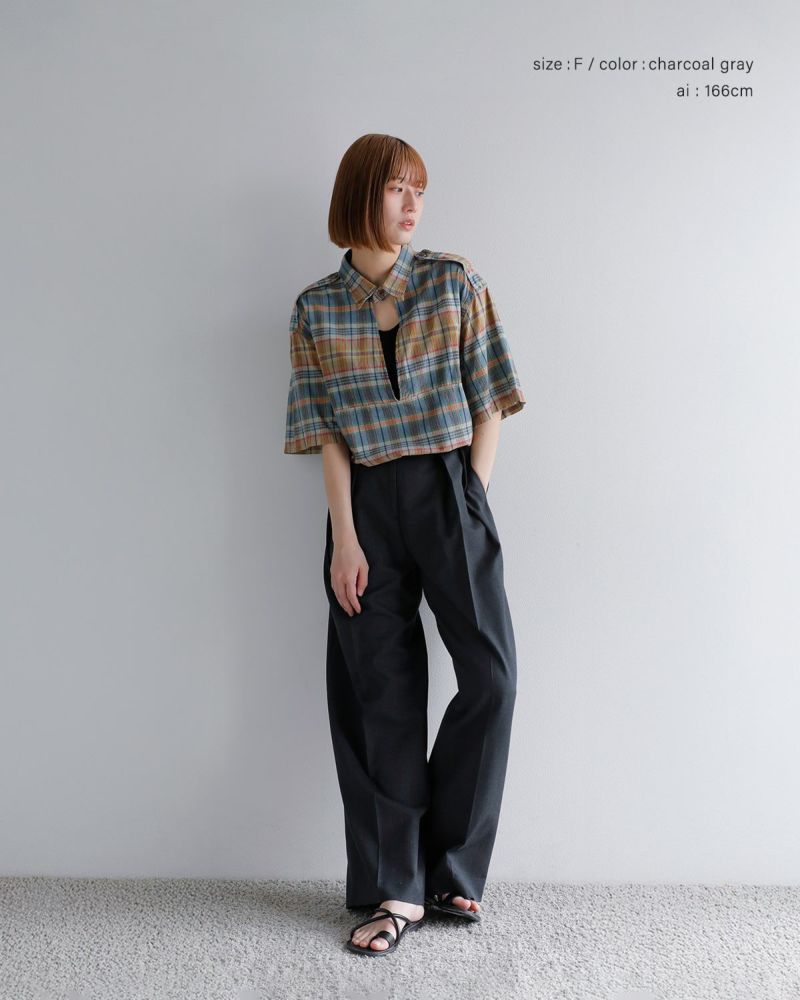 CREDONA クレドナ ウール スラックス イチグン パンツ “THE C