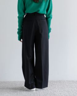 クーポン対象】CREDONA クレドナ ウール スラックス イチグン パンツ