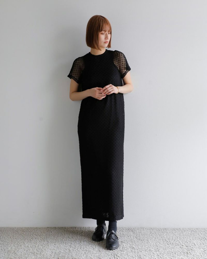 Hella ヘラ ラッセルレース ロング ドレス “RACHEL LACE DRESS