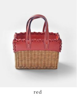 A VACATION ア ヴァケーション ラタン ハンド バッグ S “RATTAN
