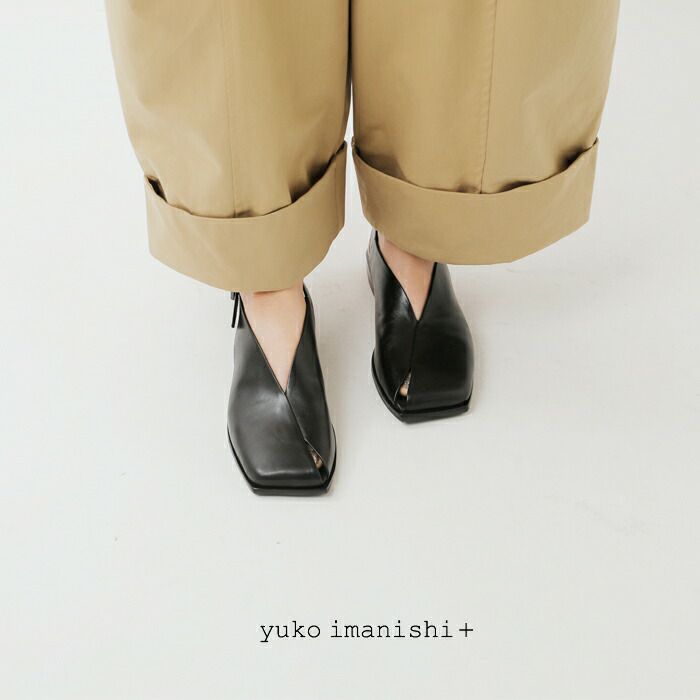 yuko imanishi+ ユウコイマニシプラス レザー バックストラップ