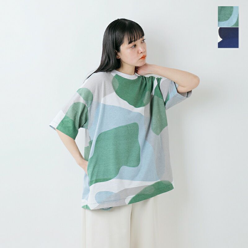 Dulcamara ドゥルカマラ コットン 天竺 リキッド バブル ビッグ