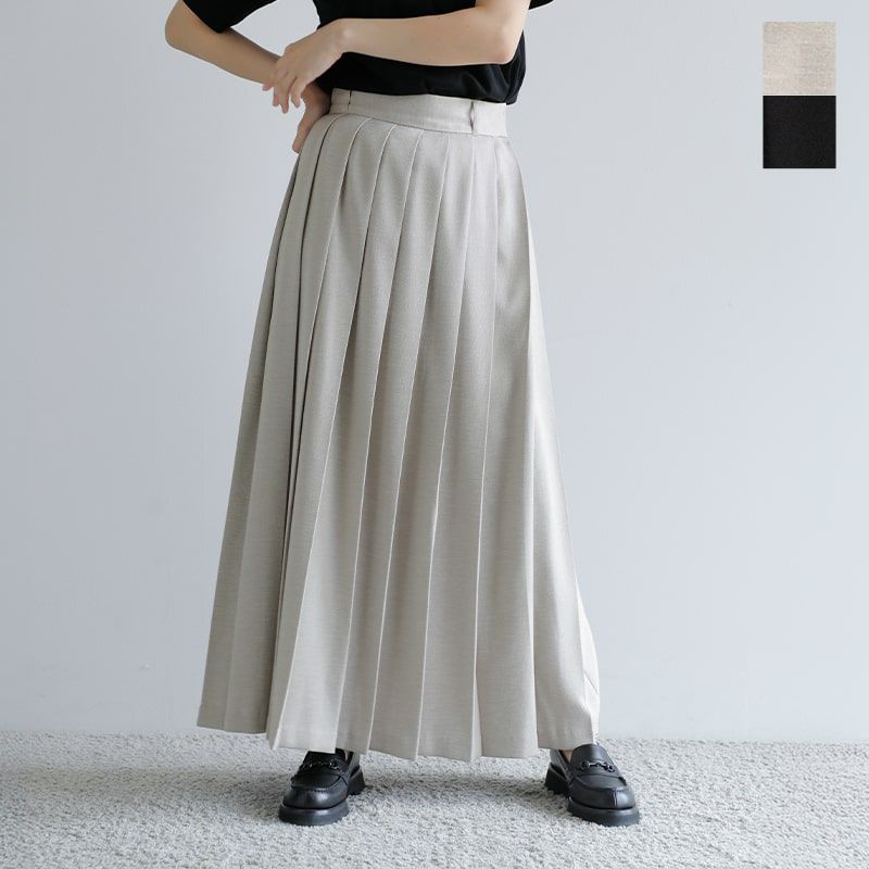 Hella ヘラ ロング プリーツ スカート “LONG PLEATS SKIRT” h251