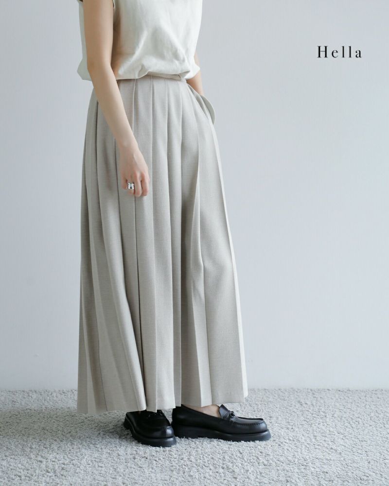 Hella ヘラ ロング プリーツ スカート “LONG PLEATS SKIRT” h251
