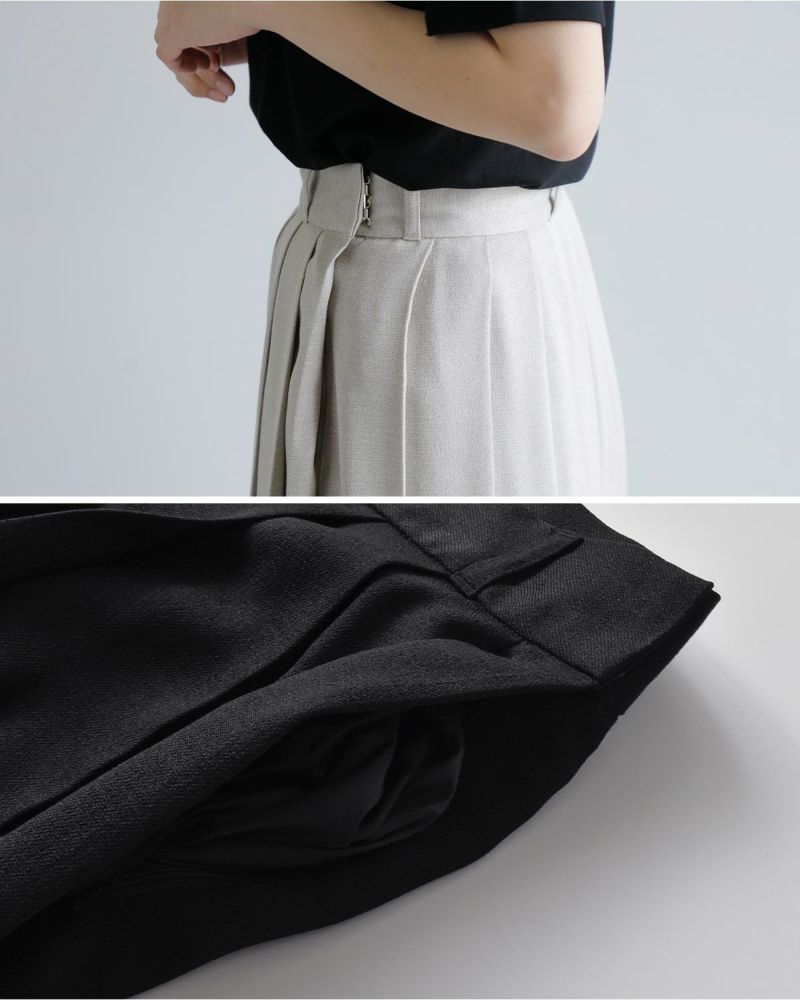 Hella ヘラ ロング プリーツ スカート “LONG PLEATS SKIRT” h251 Hella ヘラ ロング プリーツ スカート “LONG PLEATS SKIRT” h251