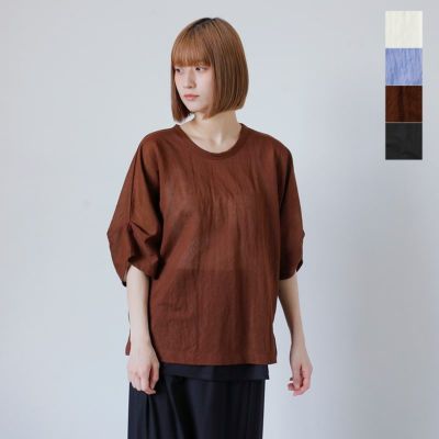 期間限定特別価格 CHIGNON シニヨン シアー カットT ブラウス 8752-177ye-kk カットソー(長袖+七分)