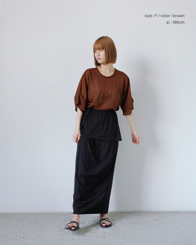 CHIGNON シニヨン シアー カットT ブラウス 8752-177ye-kk CHIGNON シニヨン シアー カットT ブラウス 8752-177ye-kk