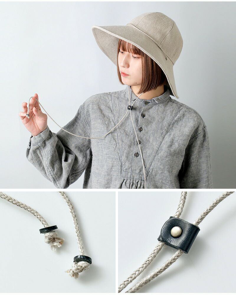 mature ha. マチュアーハ リネン ガーデン ハット “linen garden