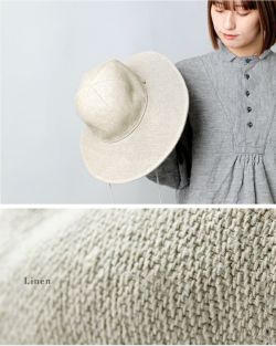 mature ha. マチュアーハ リネン ガーデン ハット “linen garden