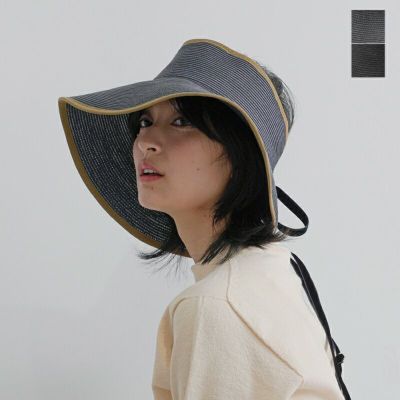 chisaki チサキ ラフィア ブレード ボネ シルエット ハット