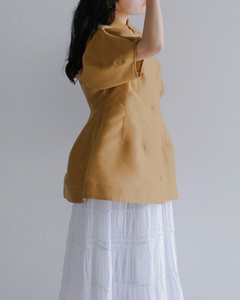 CLANE(クラネ)のWAIST SHAPE PAFF SLEEVE TOPS通販 | LEEマルシェ