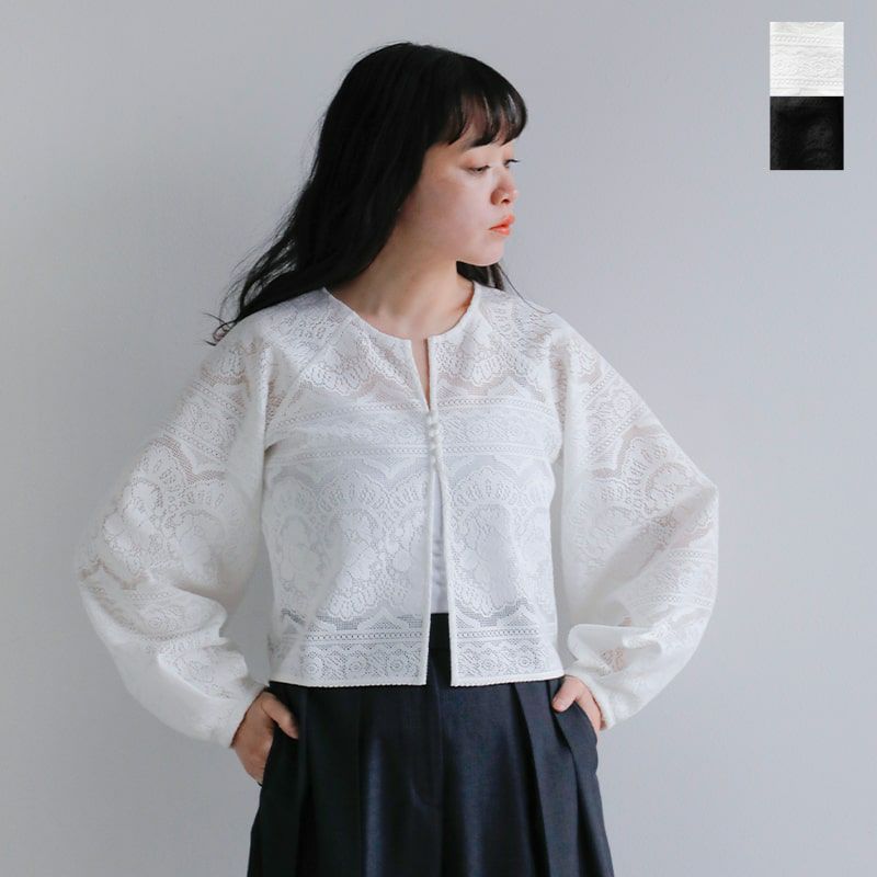 kiehtova キエトヴァ レース ブラウス “RACE BLOUSE” ktwr27-kk