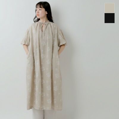 MAGALI マガリ TSUBOMI リネン バルーン袖 ペザント ワンピース op195-yh 2025ss新作 レディース