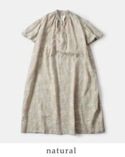 MAGALI　マガリ　天日干しリネン ピンタックバルーンスリーブ op167-m1.jpg