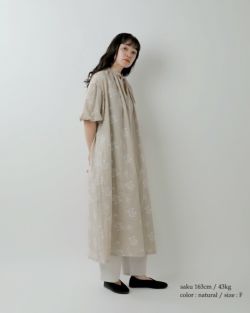 楽天市場】MAGALI マガリ ストライプリネンベルジェールジレ