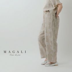 MAGALI マガリ リネンパンツ 楽天市場】【20%OFF】MAGALI マガリ リネン ワイドパンツ pt61