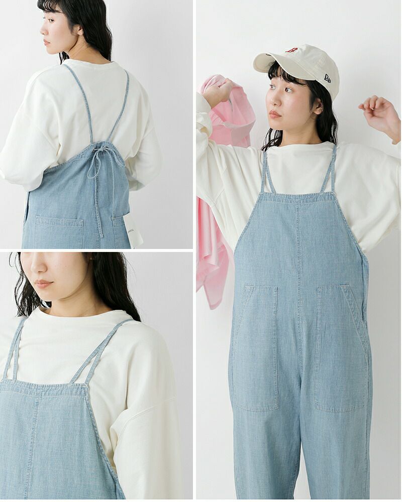 30%OFF】Johnbull ジョンブル コットン シャンブレー ダブルストラップ