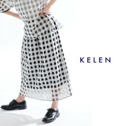 kelen ケレン シアー チェック スカート “WISS” lkl25ssk2041-ma