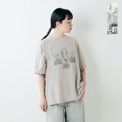 REMI RELIEF レミレリーフ コットン ハード SP加工20/天竺 BIGサイズ Tシャツ “GREAT PEOPLE” rn28369144-yo 2025ss新作 レディース