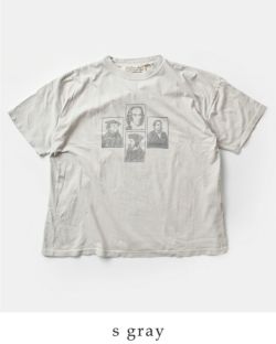 REMI RELIEF◆Tシャツ/M/コットン/GRY/RN28369234 REMI RELIEF｜コットン ハード SP加工20/天竺 BIGサイズ 半袖T