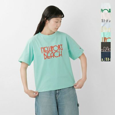 【ゆうパケット選択可】Champion チャンピオン USAコットン ガーメントウォッシュ ショート スリーブ シャツ cw-b320-tr 2025ss新作 レディース