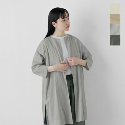 evam eva E221K027 コットンローブ 定価29700円 羽織