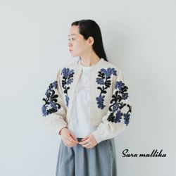 Sara Mallika サラマリカ コットン リネン パッチワーク 刺繍
