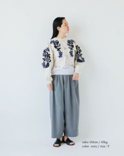 Sara Mallika サラマリカ コットン リネン パッチワーク 刺繍