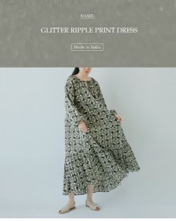 【プリントコットン◇】さらっとした着心地◎ Hermes ドレス Cotton Lurex Scarf Print Dress | Pasand by ne Quittez pas